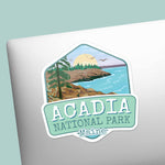 Acadia National Park Maine Sticker on Laptop