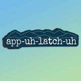 Blue App Uh Latch Uh Car Magnet - Funny Appalachia Flexible Fridge Magnet - Tennessee, Kentucky, West Virginia, North Carolina, SC Gift