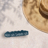Cute Blue App Uh Latch Uh Funny Appalachia Refrigerator Magnet