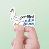Certified Silly Goose Sticker for Water Bottle