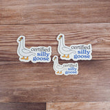 Certified Silly Goose Sticker for Water Bottle