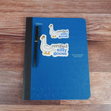 Certified Silly Goose Sticker for Water Bottle