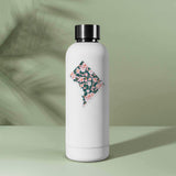 Cherry Blossom Flowers Washington DC Sticker on Water Bottle