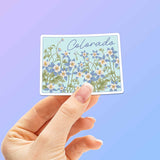 Columbine Flower Colorado Sticker Small