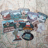 The Cryptid Collection Sticker Pack - Set of 12