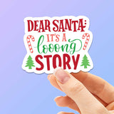 Dear Santa Sticker