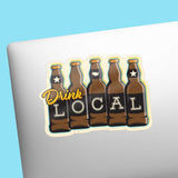 Drink Local Beer Sticker