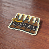 Drink Local Beer Sticker