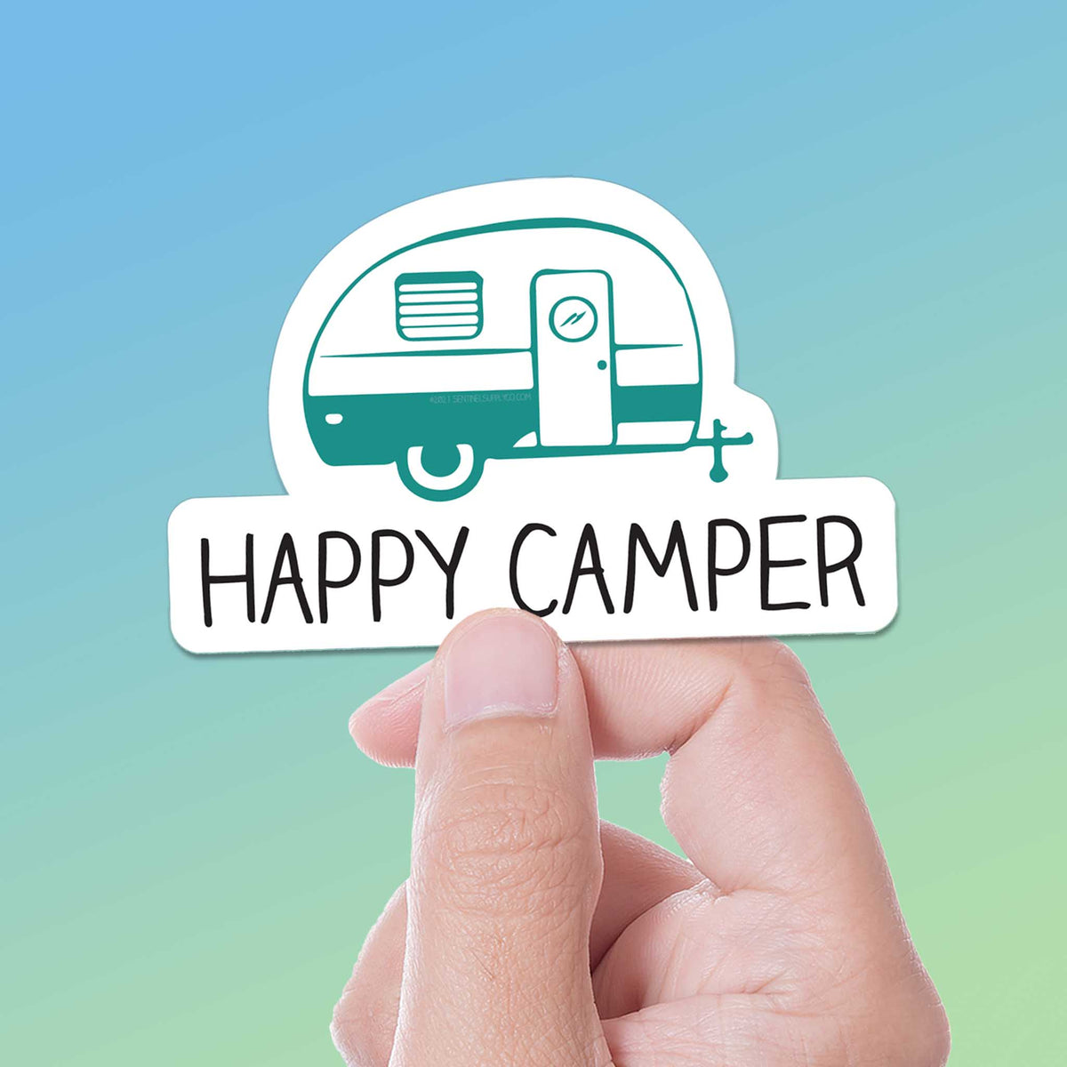Happy Camper RV Bumper Sticker – Sentinel Supply
