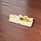 Hello Gourd-geous Pumpkin Sticker
