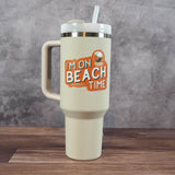 I'm on Beach Time Sticker