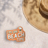 I'm on Beach Time Sticker