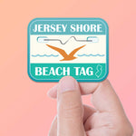 Jersey Shore Beach Tag Sticker