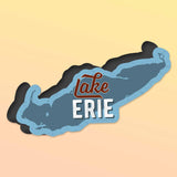 Lake Erie Magnet - Great Lakes Upstate NY Car Magnet