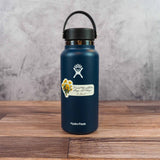 Monet Flowers Quote Sticker