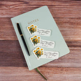 Monet Flowers Quote Sticker