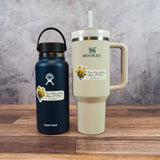 Monet Flowers Quote Sticker