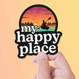My Happy Place Lake Sticker