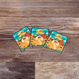 Desert Landscape Cute New Mexico Stickers