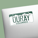 Ouray Colorado Sticker on Laptop
