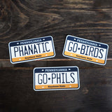 Go Flyers Philadelphia PA License Plate Sticker