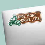 Ride More Adventure Rider Decal on Laptop