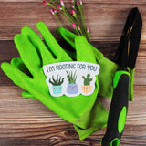 I'm Rooting for You Cute Plant Sticker