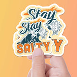 Stay Salty Surfing Sticker