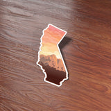 Palm Tree Sunset California Bumper Sticker