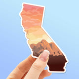 Southern California Sunset Sticker Large