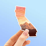 Southern California Sunset Sticker Small