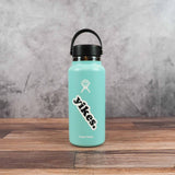 Yikes Funny Sticker on Hydroflask Metal Water Bottle