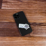 You Belong Among the Wildflowers Plant Decal on Phone