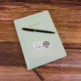 You Belong Among the Wildflowers Cute Sticker on Journal