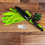 Wildflower Cute Plant Quote Sticker with Flowers and Gardening Gloves