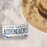 Adirondacks New York License Plate Sticker