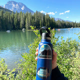 Ahhh PNW Mountain Sticker - Small Size on Hydroflask