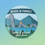 Believe Loch Ness Monster Refrigerator Magnet