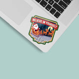 Believe in Yourself Santa Sticker