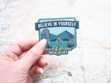Believe Loch Ness Monster Sticker - Small 3" Size