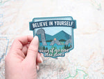 Believe Loch Ness Monster Sticker - Large 4" Size