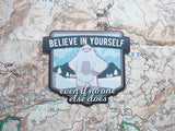 Believe Yeti Sticker