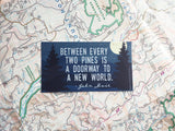 John Muir Quote Sticker
