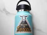 Cattle Skull Texas Sticker for Hydroflask