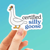Certified Silly Goose Sticker for Water Bottle