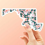 Cherry Blossom Maryland Sticker