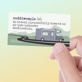 Coddiwomple Sticker
