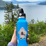 Bigfoot's Biggest Fan Set - 5 Sasquatch Stickers + Pinback Button