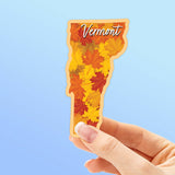 Vermont Autumn Leaves Fall Sticker