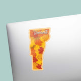 Vermont Autumn Leaves Fall Sticker